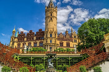 castle, castle Park, state Capital, schwerin, architecture, mecklenburg Western Pomerania, tourist Attraction, tourism