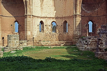 zřícenina, historický, cestovat, cestovní ruch, Příroda, budova, starověké, Kypr, famagusta, kostel, gotický
