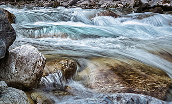 flod, strøm, klipper, vand, flyde, torrent, sten, natur, bjerg stream