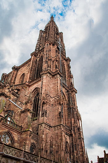 architettura, Chiesa, religione, Cattedrale, Münster, Francia, Alsazia, Strasburgo, Gotico, urbano, turismo