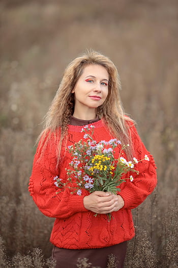 woman, autumn, field, nature, autumn Style, country, stroll, park, joy Of Life, happy Woman, positive Woman