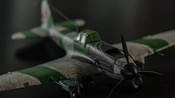 letadlo, hračka, Il-2, Šturmovik, modelování, miniaturní, zneklidnit, plastický, ruční práce, hobby, historický