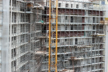 costruire, posto di lavoro, Lavora in corso, architettura, gru, metallo, città, industria, impalcatura, costruzione, lavoratori