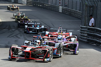 Formula E, Monaco circuit, racing cars, speed, competition, electric cars, Formula One, iconic circuit, thrilling race, motorsport, Formula E cars