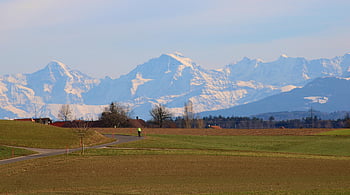 natur, reise, utforskning, utendørs, fjellene, landskap, panorama, landlig, natur tapet, Kanton Freiburg, Murten-regionen