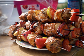shashlik, ψηνω στα καρβουνα, λουκάνικο, Φωτιά, καπνός, φύση, κάρβουνο, μάγειρας, σχάρα, φαγητό, μπαρμπεκιου