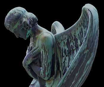 grief, angel, sculpture, graveyard, figure, angel Figure, transience, face, statue, wing, loved