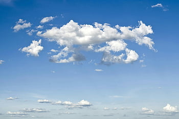 niebieskie niebo, puszyste chmury, chmury Cumulus, spokojna atmosfera, spokojne niebo, błękitne niebo pochmurne, białe chmury, czyste Niebo, niebo w ciągu dnia, naturalna sceneria