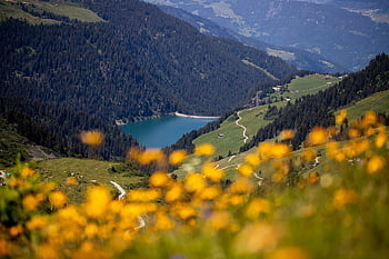 lake, valley, mountains, dam, reservoir, scenery, scenic, countryside, landscape, nature, beaufortain