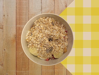 fiocchi d'avena, prima colazione, salutare, avena, flatlay, cibo, frutta, cereale, grano, nutrizione, ciotola