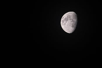 noc, měsíc, srpek měsíce, nebe, prostor, luna, měsíční svit, hd tapetu, fáze Měsíce, měsíční kráter, kráter