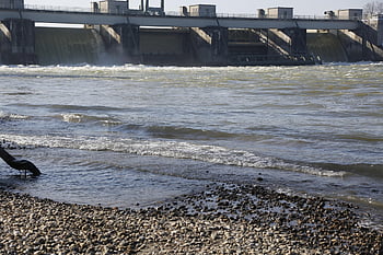 inn, flow, obernberg, heaven, waters, water, nature, landscape, austria, germany, power Plant