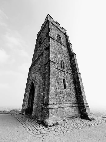 glastonbury, untuk, somerset, bersejarah, Arsitektur, avalon, batu, bukit, legenda, Raja Arthur, gereja