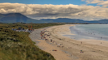 Strand, natur, mennesker, hav, turister, ferie, fritid, sand, kyst, strandlinjen, vann