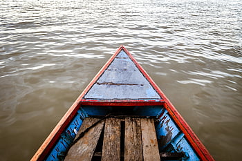 boat, bow, sail, nature, sailing, water, river, lake, wood, wooden Boat, planks