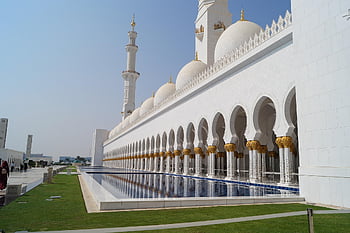 Şeyh Zayed, cami, ay havuzu, Abu Dabi, Ulu Cami, kubbe, İslâm, kültür, mimari, turizm