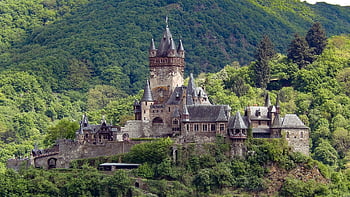 moselle, Cochem, Reichsburg, rhineland-palatinate, orta Çağlar, Kale Kompleksi, Tut, Gezi, şövalye kalesi, bina, mimari