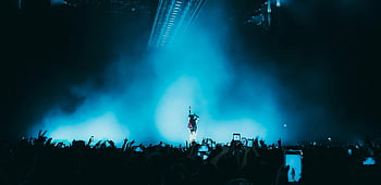 concerto, scena energica, esecutore sul palco, folla, amsterdam, musica dal vivo, luci del palcoscenico, pubblico, evento, vita notturna, divertimento