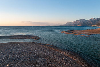 sea, outdoors, travel, ocean, water, shore, antalya, turkey, nature, konyaalti