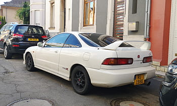 Honda, Integra, Type R, JDM, 1.8, 195 hp, Esch sur Alzette, car, white, rear view, license plate