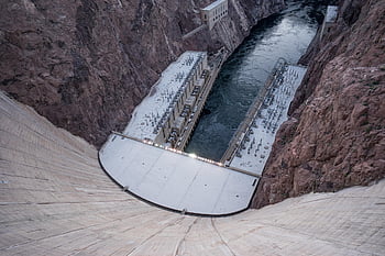 Hooverova přehrada, přehrada, usa, nevada, arizona, budova, nádrž, přehradní zeď, voda, Amerika, energie