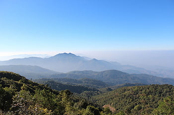 chiang mai, βουνό, ταξίδι, Ταϊλάνδη, φύση, τοπίο, ΕΞΩΤΕΡΙΚΟΥ ΧΩΡΟΥ, θέα, Ασία, πράσινος, ουρανός