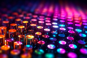 colorful, dots, background, abstract, shapes, design, art, digital, wallpaper, shadows, modern