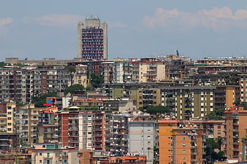 Neapol, napoli, Itálie, budov, město, italia, panoráma města, bytů, metropole