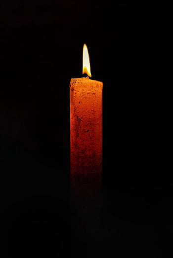 candle, candlelight, flame, candle Flame, fire, black Background, wick, burning Candle, black Candle, black Candles, iphone Wallpaper