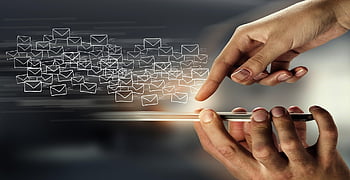 e-mailem, pošta, ruka, chytrý telefon, napsat, Kontakt, spam, e-maily, Internet, sdělení, digitální