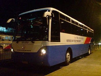 præsidentens kontor, Fairview, Regeringskøretøj, ekspressbus, Aircon bus, isuzu, Almazora, bus, filippinerne, PBPA, Filippinske busfotografer Association