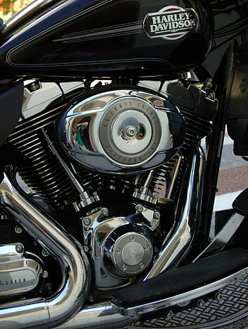 harley davidson, motorka Cruiser, motor, Chrome Design, Klasický design, Podrobný obrázek, motocykl harley davidson, chromový motor, Detaily motocyklu, kolo křižníku, usa