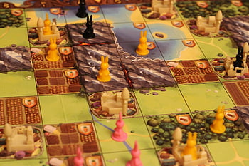 board Game, match, track, map, bunny