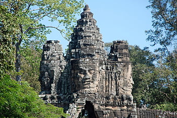 chrám, památník, Příroda, kámen, ruiny, starověké, Kambodža, angkor, džungle, Asie, khmer