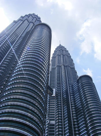 πύργους petronas, Μαλαισία, kuala lumpur, εικονική, ημέρα, μεγαλοπρεπής άποψη, δίδυμους πύργους petronas, ουρανοξύστες, αρχιτεκτονική, ορόσημο, αστικό τοπίο