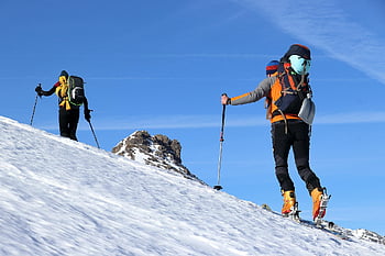hory, sníh, lyže, lyžařský sport, backcountry lyžování, Příroda, zimní, zimní sporty, alpinismus, rozmazat, lyžování
