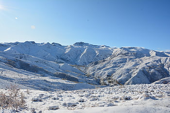 krocan, kaçkars, Pohled, ispir, Příroda, hory, nebe, vesnice, plošiny, modrá obloha, mír