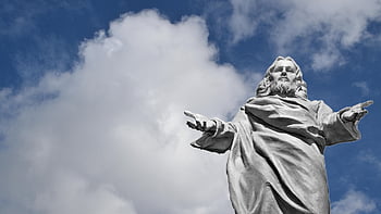 jesus Christ, faith, religion, blue Sky