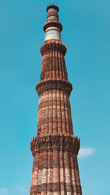 qutub, minar, Dějiny, Indie, Dillí, památník, mughal, architektura, Modrá historie