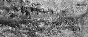 Mars, NASA, MRO, JPL, HiRISE, University of Arizona, landscape, science, geology, bedrock, Hellas Region