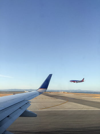airplane takeoff runway, air, aircraft, airliner, airplane, airport, arrival, aviation, commercial, day, departure