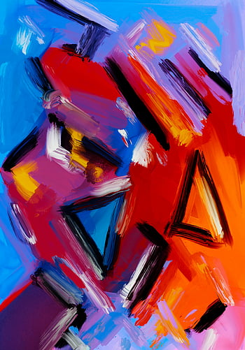 modern konstmålning, färgglad abstrakt expressionist, dynamiska penseldrag, livfulla färger, samtida konst, abstrakt konst, modern målning, uttrycksfull målning, färgstark målning, abstrakt expressionism, modern abstrakt konst