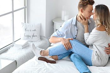 pár, milovat, šťastný, jednotnost, přítelkyně, štěstí, uvnitř, lidé, relaxace, usmívající se, přítel