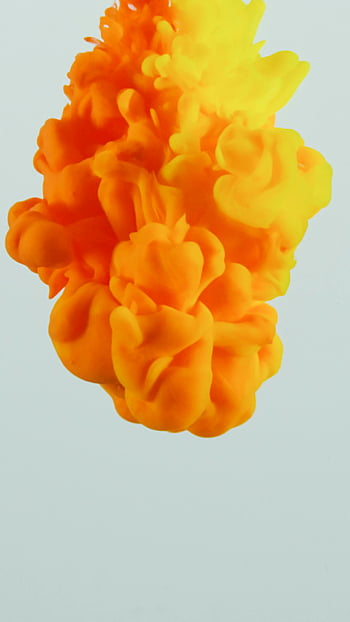 Aqueous Photography, orange ink, swirling in water, fluid shapes, vibrant visual, dynamic expression, abstract art, liquid art, water photography, color diffusion, artistic photography