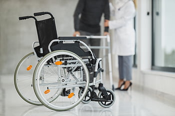 invalidní vozík, nemocnice, trpěliví, lékařský, medicína, lidé, klinika, klinický, postižení, doktor, handicap
