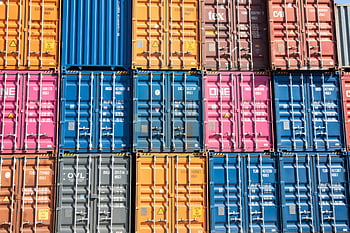 vícebarevné přepravní kontejnery, přístav hamburg, Průmyslová logistika, Skládané kontejnery, logistika přepravy, Port Containers, vícebarevné kontejnery, zásobník kontejneru, Logistický průmysl, Port Logistics, lodní průmysl
