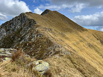 lema da cruz, topo das cegonhas, marmontana, topo de CUGN, rota alpina, Alpes, caminhar, céu, topos, excursões, caminhada