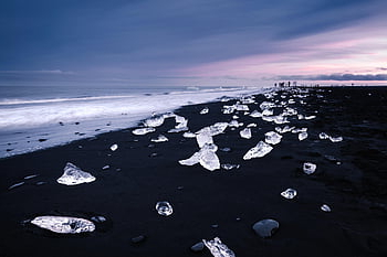 หาดเพชร, ประเทศไอซ์แลนด์, น้ำแข็ง, ทรายสีดำ, พระอาทิตย์ตกดิน, ภูมิประเทศ, วอลล์เปเปอร์ HD เต็มรูปแบบ, พื้นหลังเดสก์ทอป, พื้นหลัง, วอลล์เปเปอร์ฟรี, วอลล์เปเปอร์