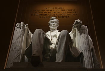 Abraham Lincoln, socha, Lincolnův památník, Washington DC., zavřít pohled, abraham lincoln socha, pamětní, historická památka, americká historie, Slavná socha, Socha pamětní socha Lincoln