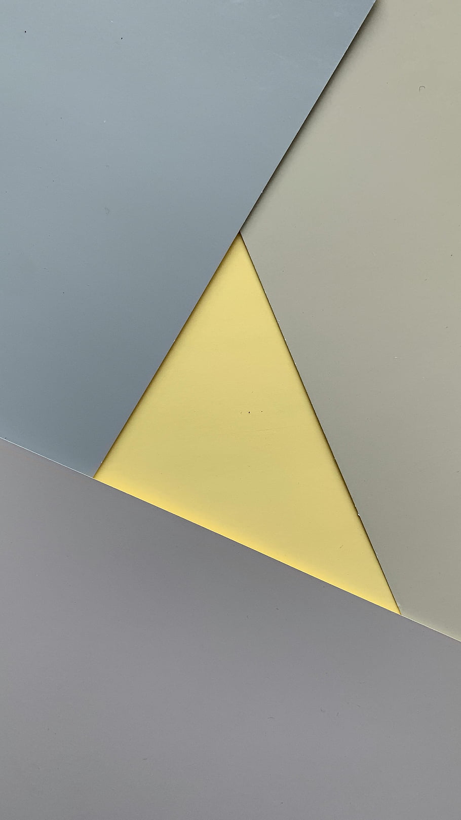 minimalistický design, pastelové trojúhelníky, geometrické tvary, moderní dekor, lepenkový trojúhelník, Umělecký výzdoba, pastelové barvy, Minimalistické umění, Geometrické umění, moderní umění, protínající se tvary